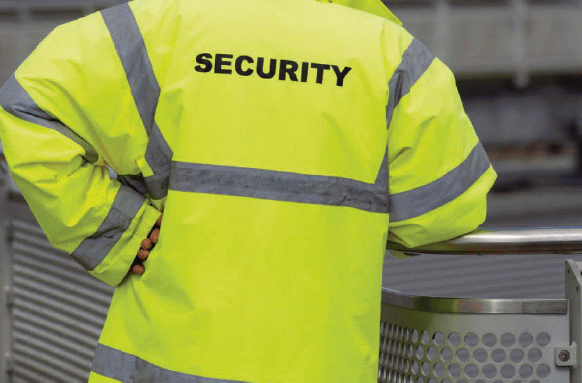 high visibility security jacket 